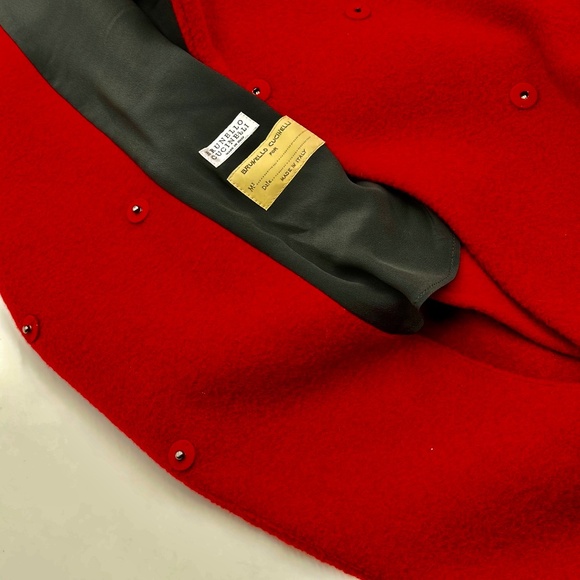 Brunello Cucinelli Womens Monili Collar Poppy Coat WOMENS SZ IT 40 / US 4 - Picture 8 of 16